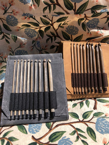 Driftwood and Umber Large 6 Double-pointed Knitting Needle Set